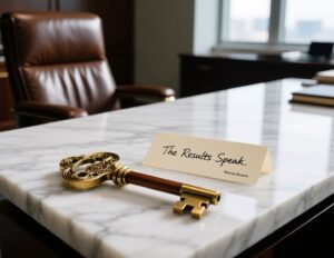 La llave de bronce sobre marmol delegacion de autoridad total