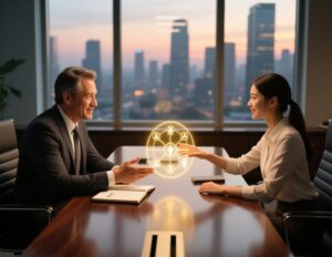 Manos sobre la mesa dinamismo en la relacion tarea apoyo