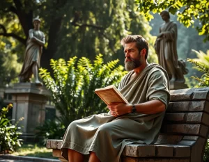 Marco Aurelio, emperador de Roma y filósofo estoico, es una figura icónica que ejemplifica la aplicación del estoicismo en el liderazgo