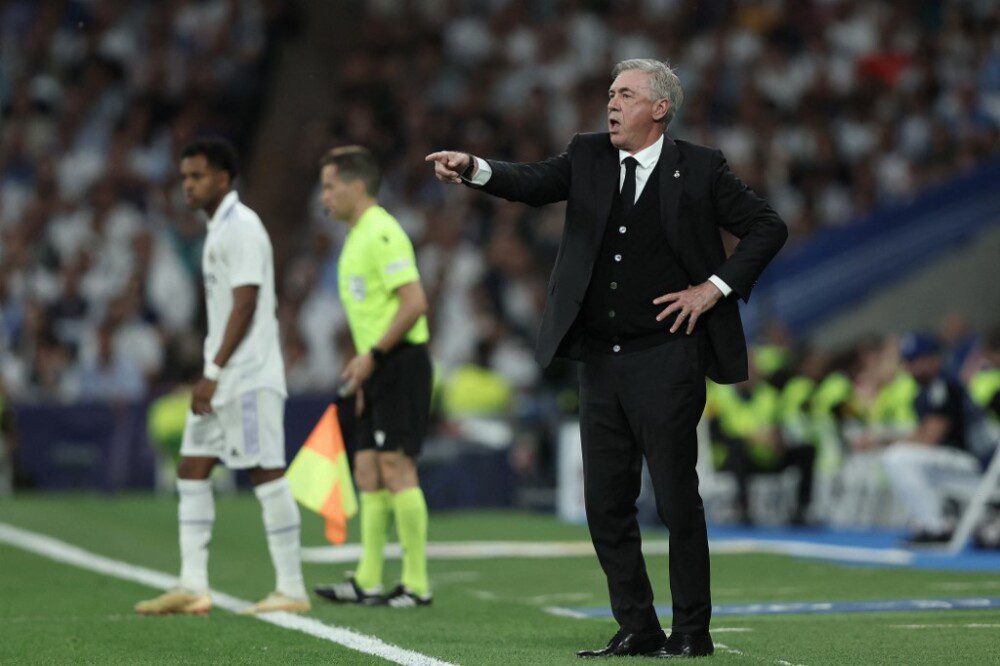 carlo ancelotti en accion