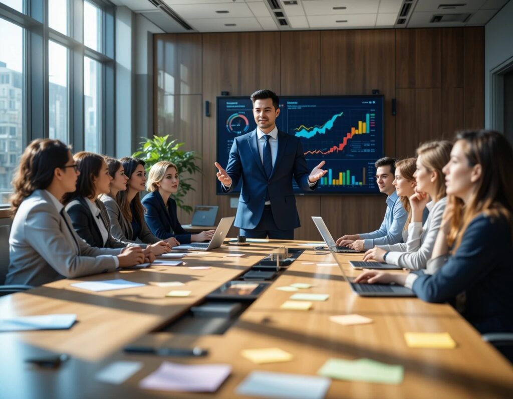guiar a individuos o equipos hacia el logro de metas