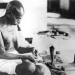 mahatma gandhi en accion