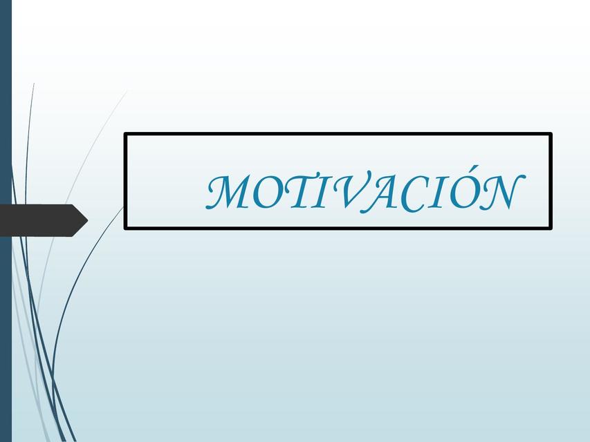 motivacion en la psicologia